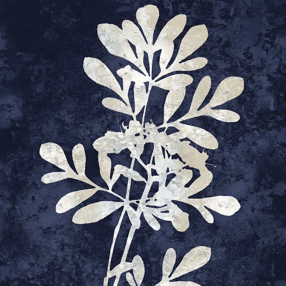 Nature White on Blue II art print by Danielle Carson for $57.95 CAD