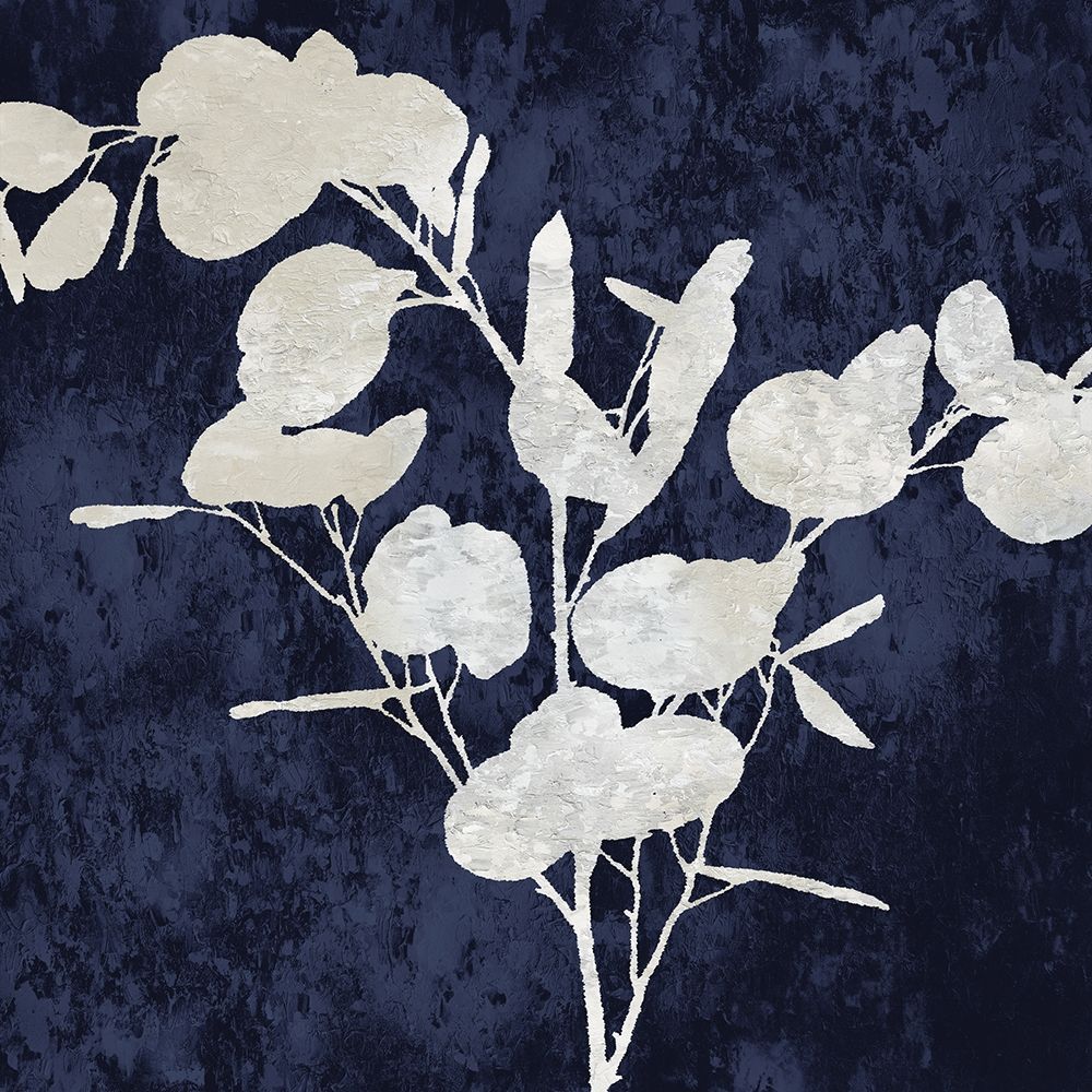 Nature White on Blue III art print by Danielle Carson for $57.95 CAD