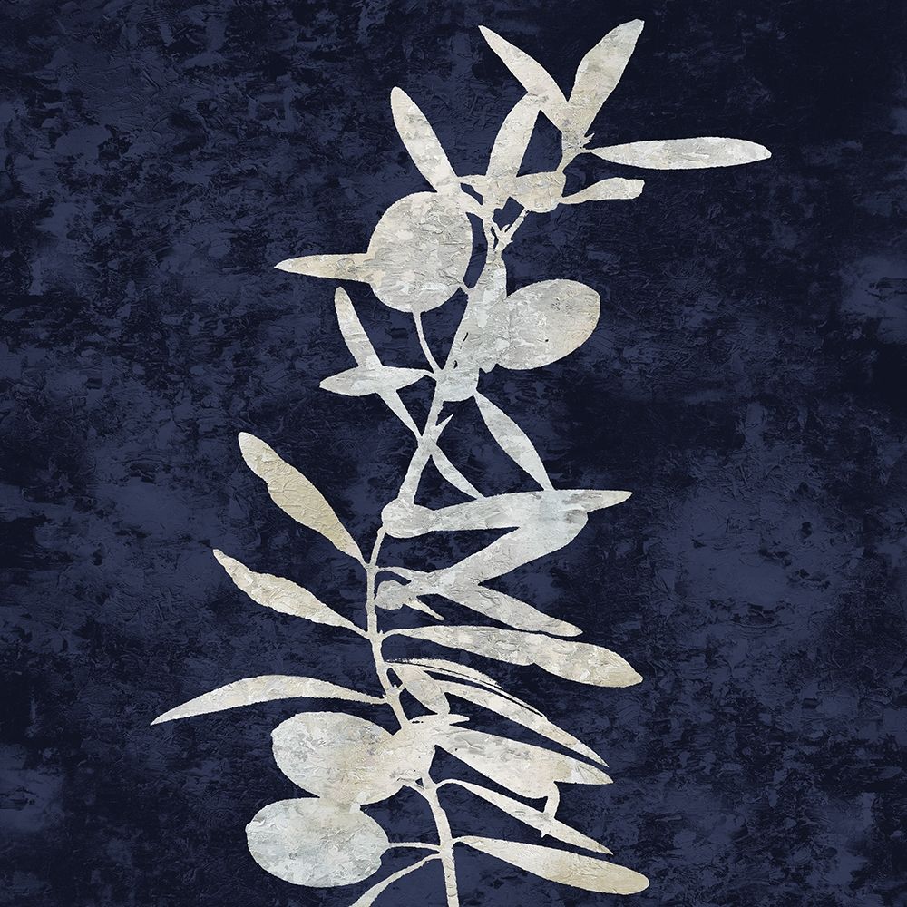 Nature White on Blue IV art print by Danielle Carson for $57.95 CAD