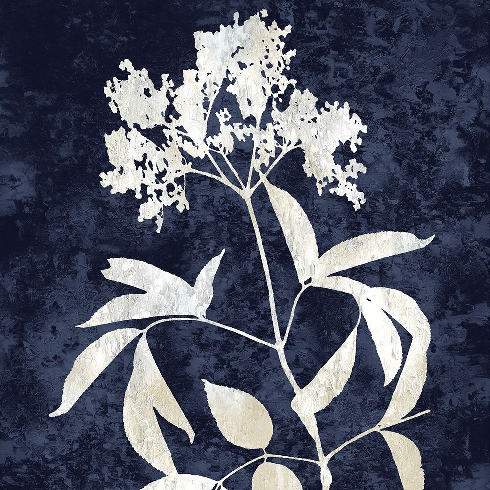 Nature White on Blue V art print by Danielle Carson for $57.95 CAD