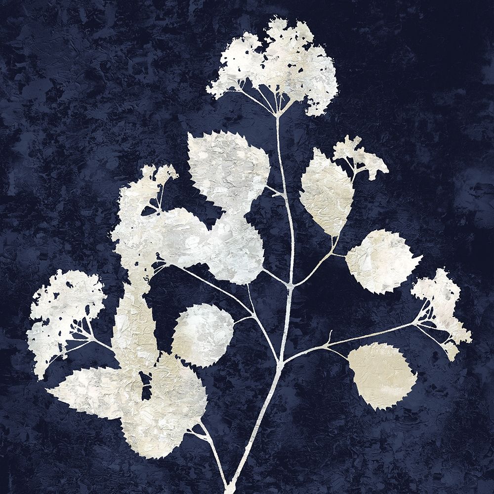 Nature White on Blue VI art print by Danielle Carson for $57.95 CAD