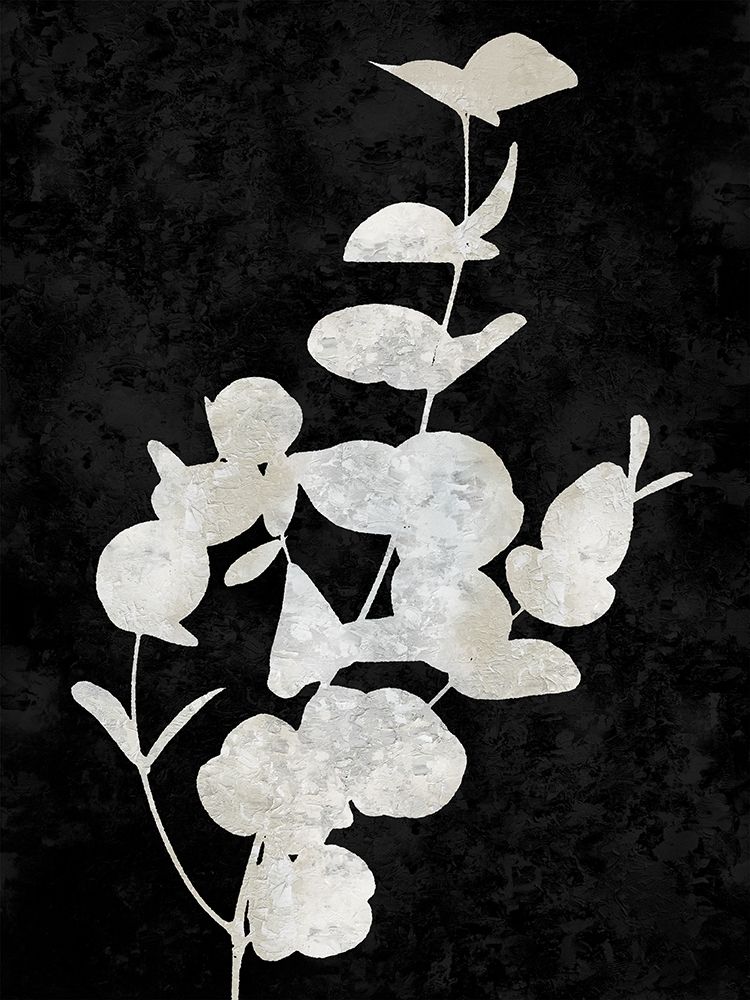 Nature White on Black I art print by Danielle Carson for $57.95 CAD