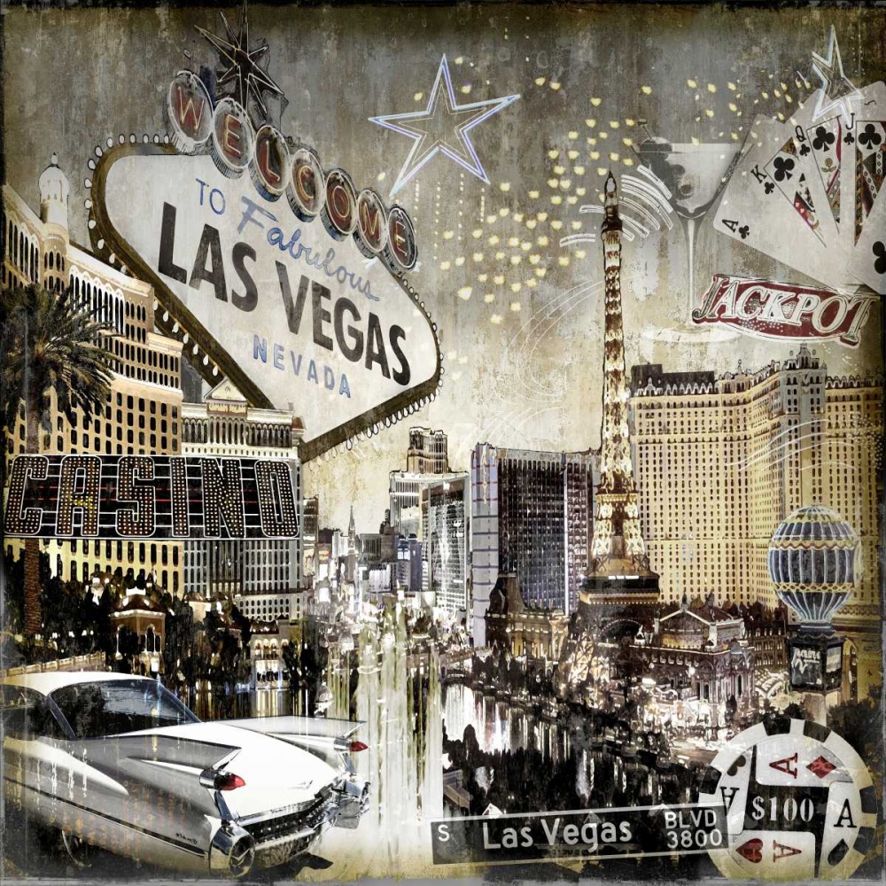Las Vegas art print by Dylan Matthews for $57.95 CAD