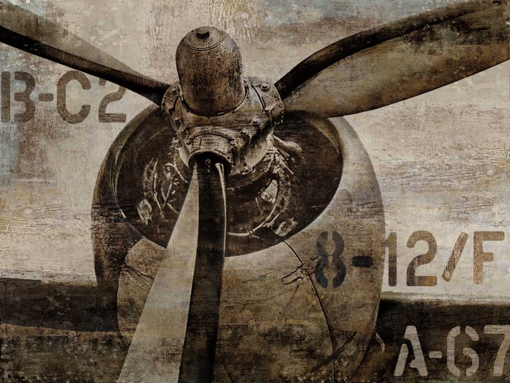 Vintage Propeller art print by Dylan Matthews for $57.95 CAD