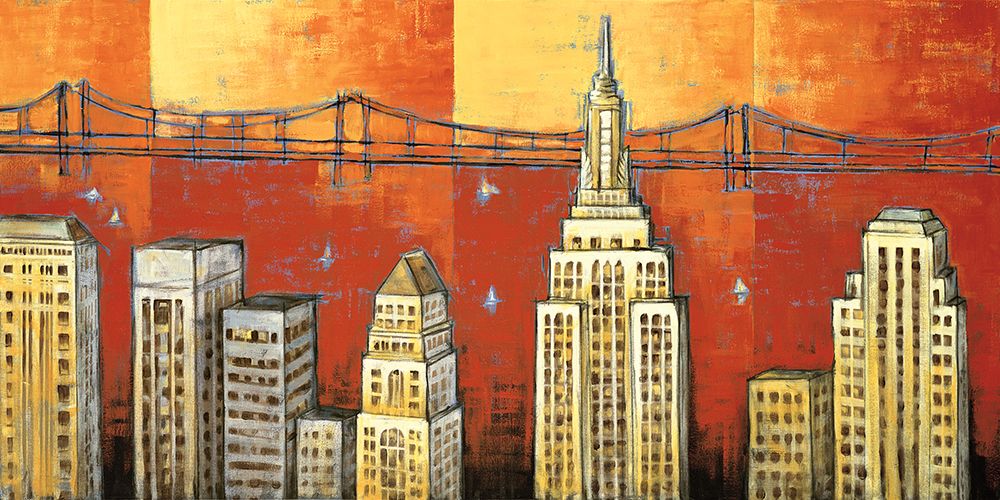 Manhattan I art print by David Stewart for $57.95 CAD