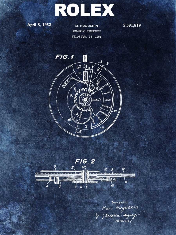 Rolex Calendar Time Piece - 195 art print by Dan Sproul for $57.95 CAD