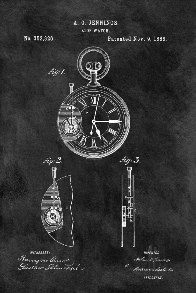 Stop Watch-Black art print by Dan Sproul for $57.95 CAD