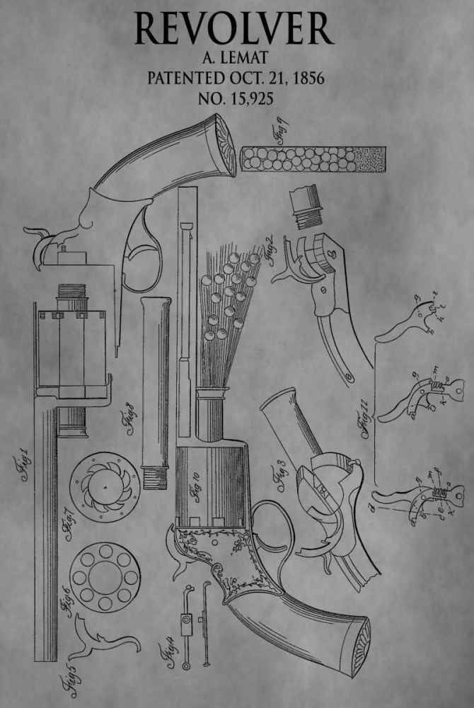 Revolver - 1856 art print by Dan Sproul for $57.95 CAD