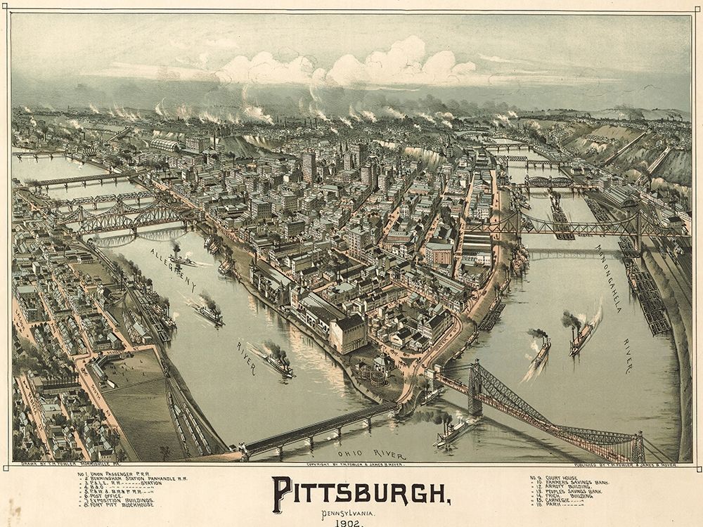 Pittsburgh art print by Dan Sproul for $57.95 CAD