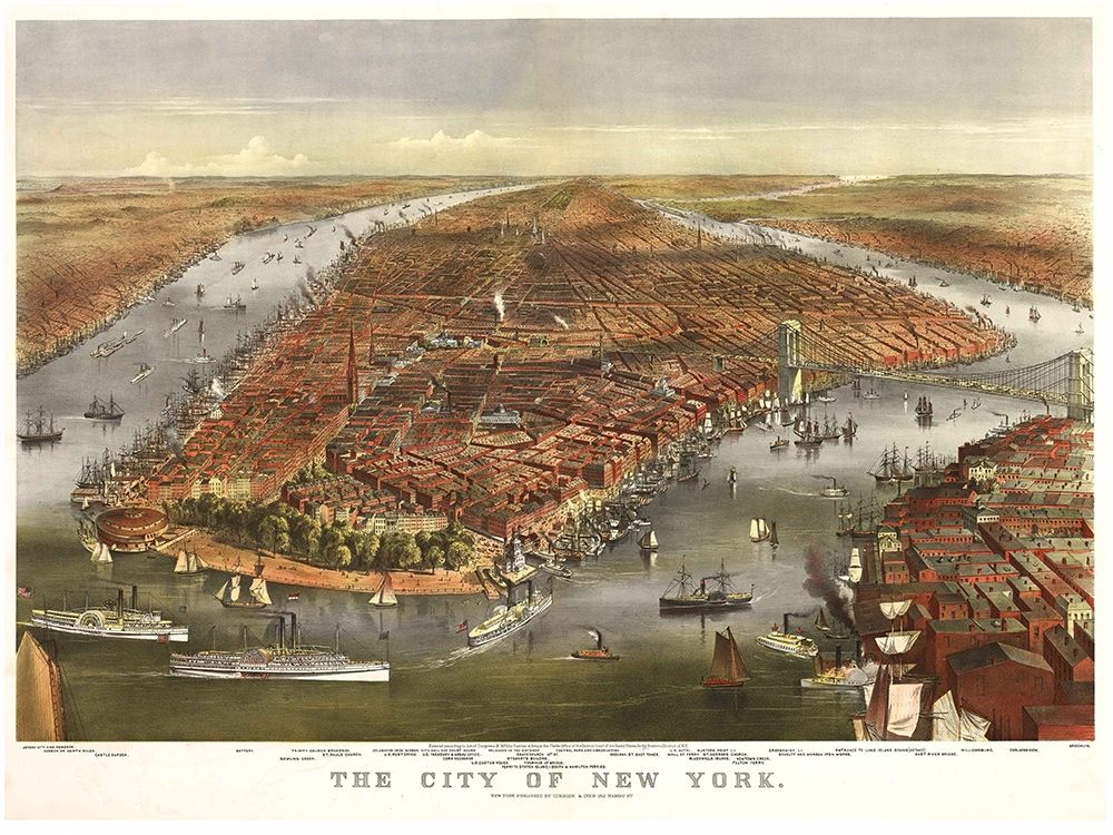 The City of New York art print by Dan Sproul for $57.95 CAD