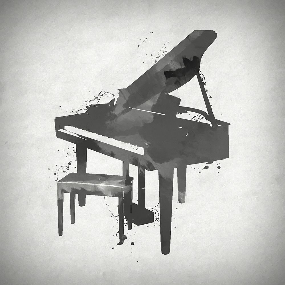 Black and White PIano art print by Dan Sproul for $57.95 CAD