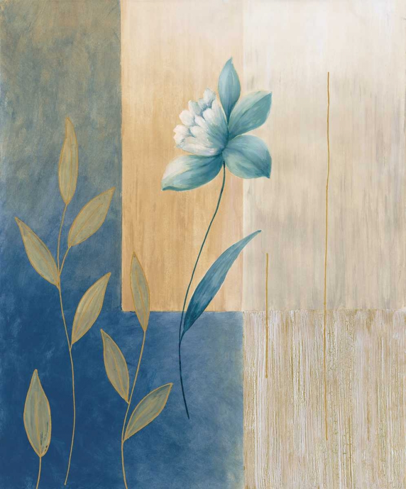 Fleurs bleues II art print by Etienne Bonnard for $57.95 CAD