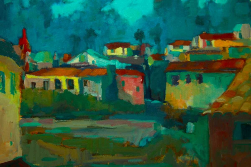 The Village art print by Eddie Barbini for $57.95 CAD
