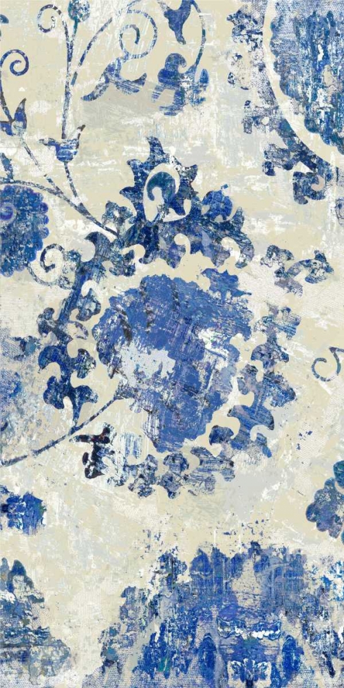 Adornment Panel Indigo I art print by Ellie Roberts for $57.95 CAD