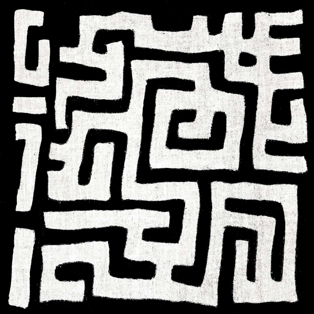 Mudcloth Black I art print by Ellie Roberts for $57.95 CAD