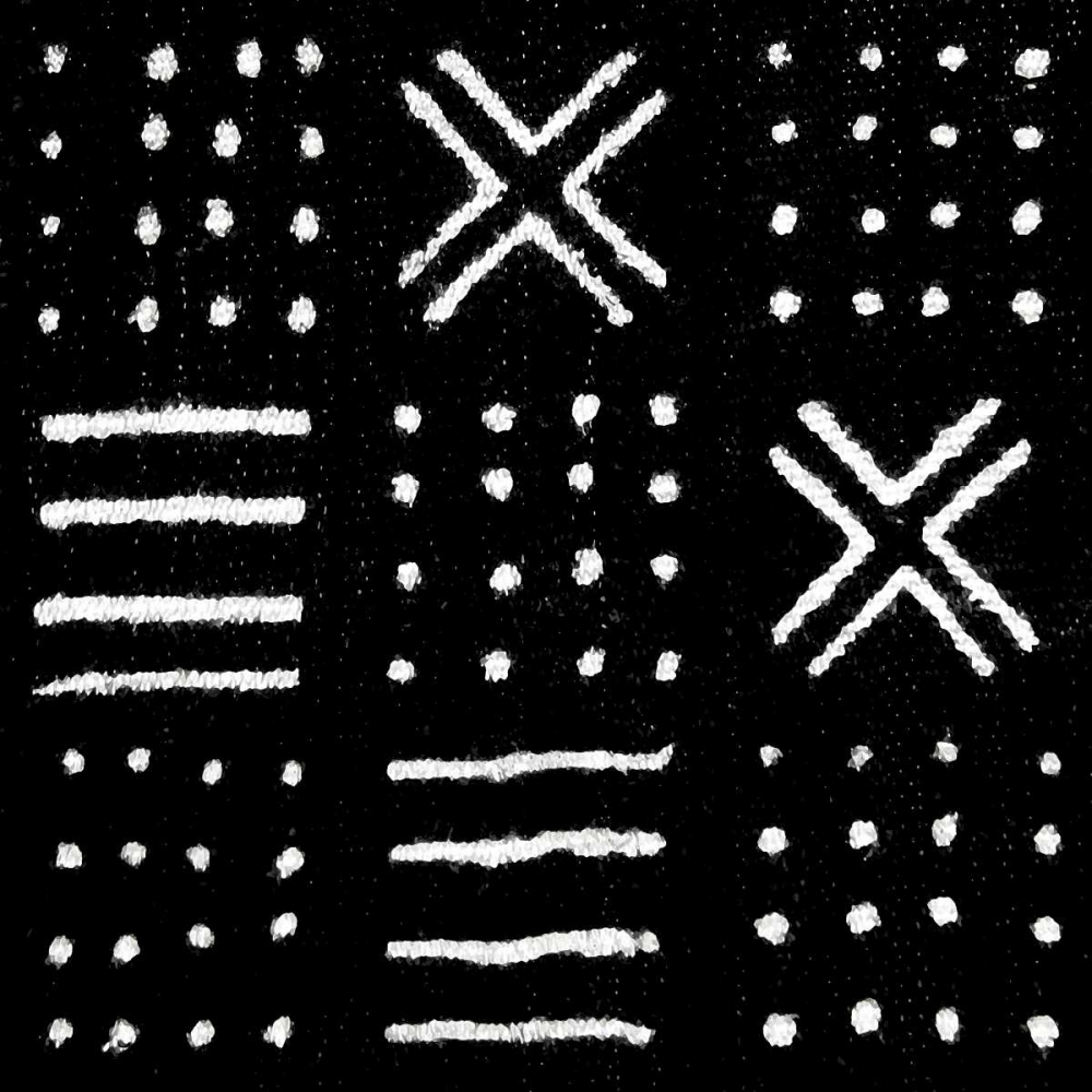 Mudcloth Black II art print by Ellie Roberts for $57.95 CAD
