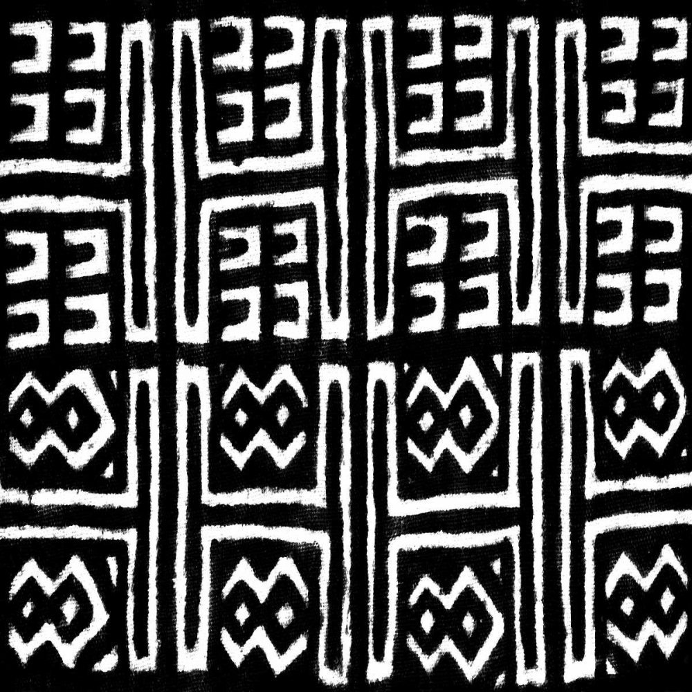 Mudcloth Black VII art print by Ellie Roberts for $57.95 CAD
