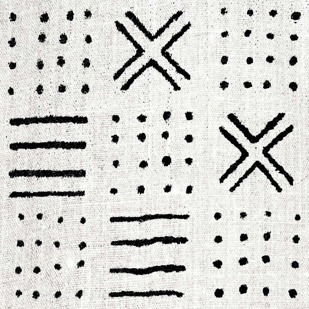 Mudcloth White II art print by Ellie Roberts for $57.95 CAD