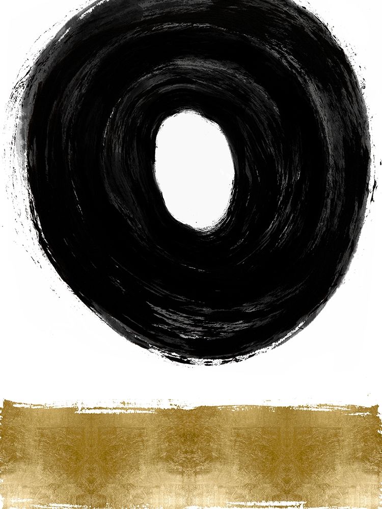 Glide Black and Gold II art print by Ellie Roberts for $57.95 CAD