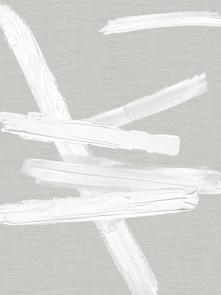 Crossroads White on Gray I art print by Ellie Roberts for $57.95 CAD