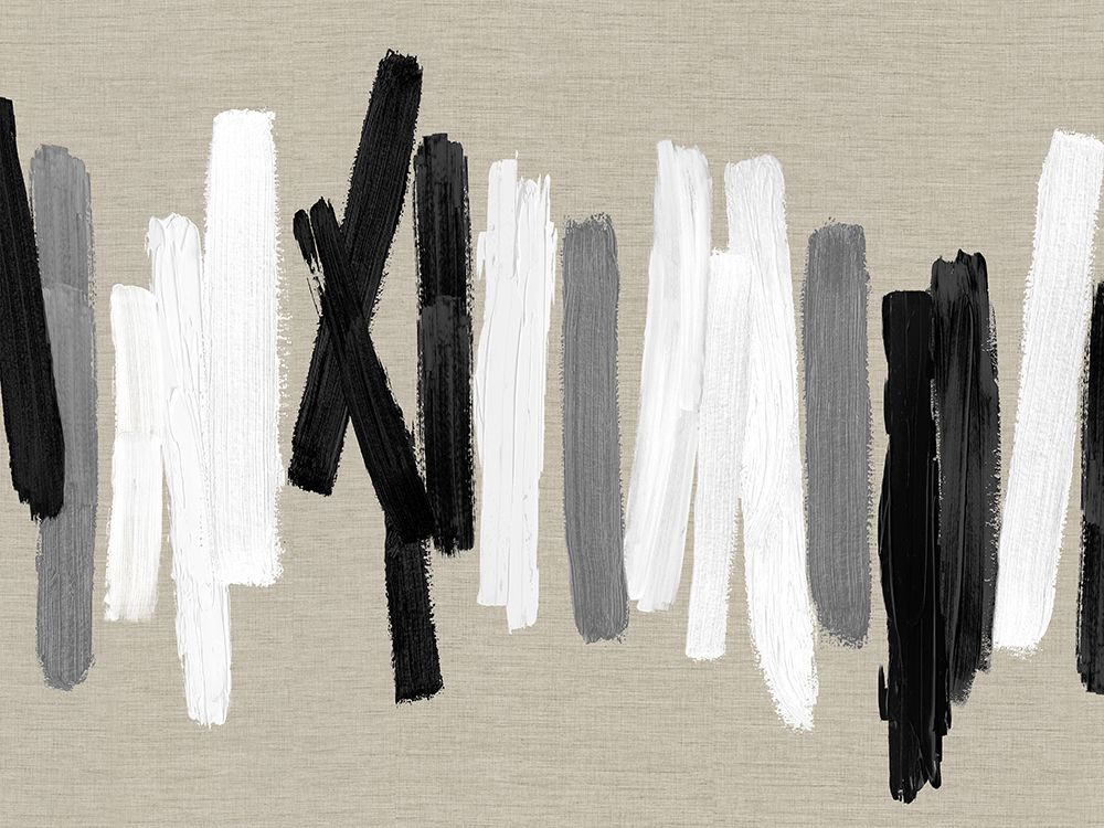 Strokes Black and White art print by Ellie Roberts for $57.95 CAD