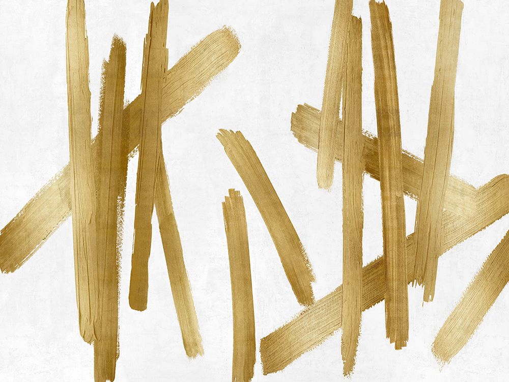 Strokes Gold II art print by Ellie Roberts for $57.95 CAD