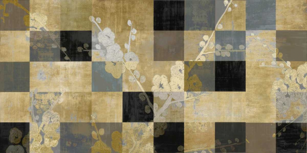Blossoms In Gold art print by Erin Lange for $57.95 CAD