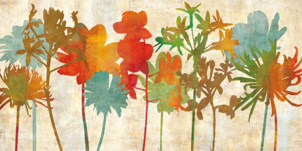 Colorful Silhouette art print by Erin Lange for $57.95 CAD