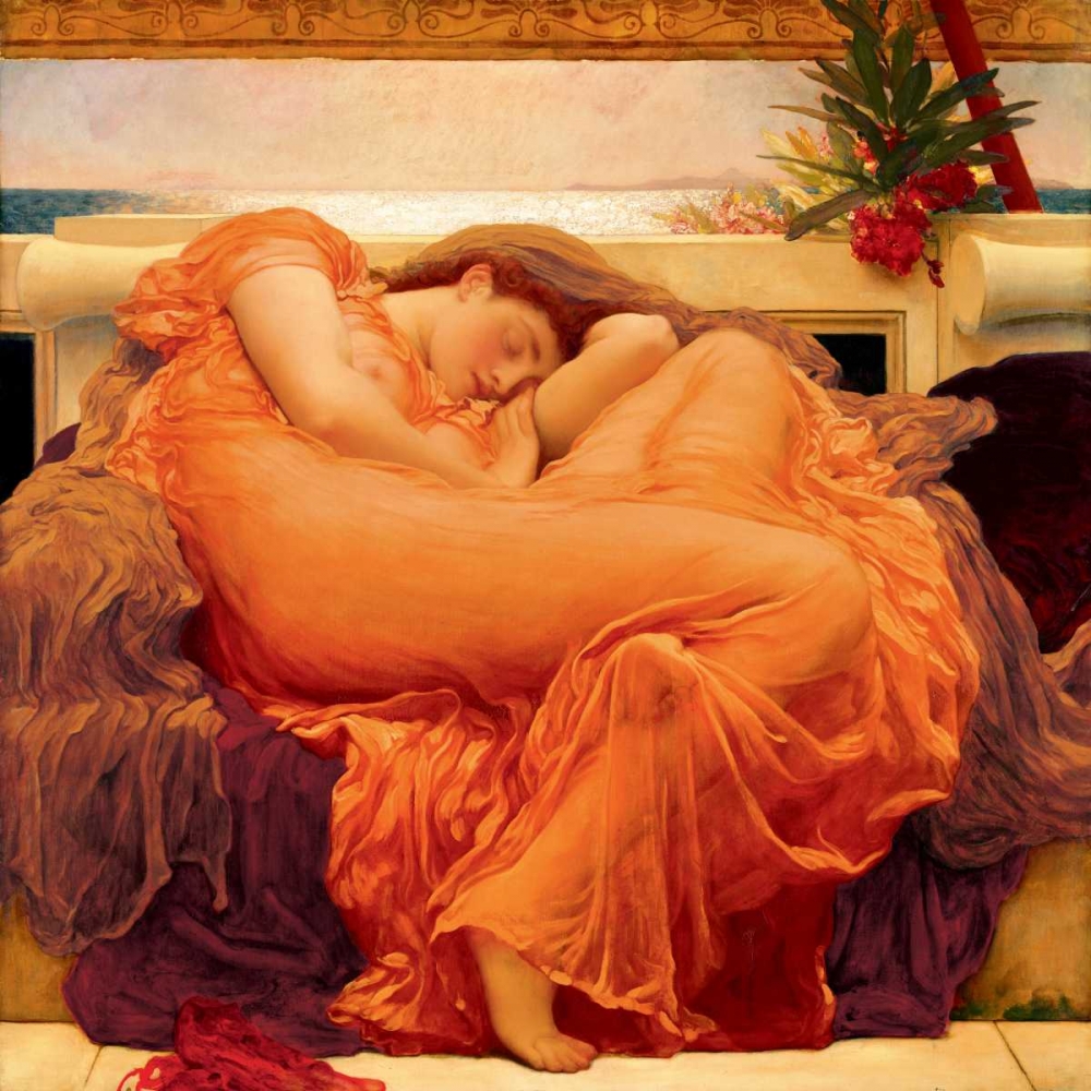 Flaming June art print by Frederic Leighton for $57.95 CAD