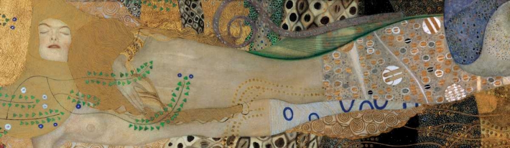 Sea Serpents I art print by Gustav Klimt for $57.95 CAD