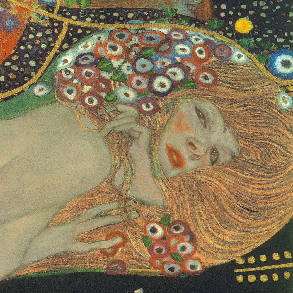 Sea Serpents III art print by Gustav Klimt for $57.95 CAD