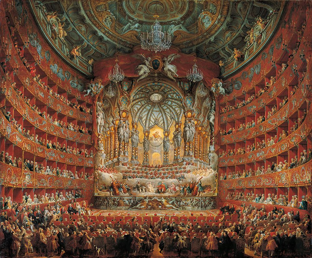 Festa In Teatro A Roma art print by Giovanni Paolo Panini for $57.95 CAD