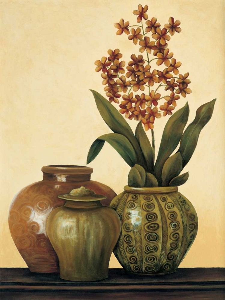 Still Life with Red Flowers art print by Grace Brighton for $57.95 CAD