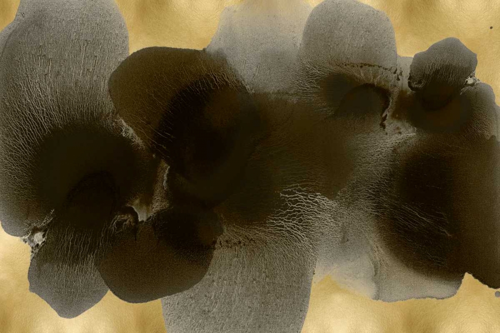 Continuous Black on Gold art print by Hannah Carlson for $57.95 CAD