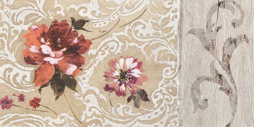 Fleurs Neoclassique II art print by Helene Simon for $57.95 CAD