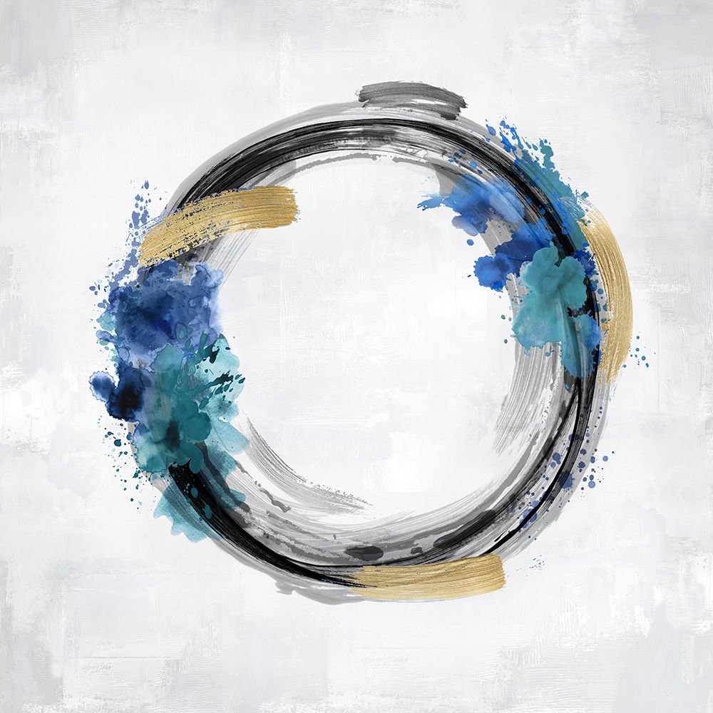 Circle Motion Blue I art print by Natalie Harris for $57.95 CAD