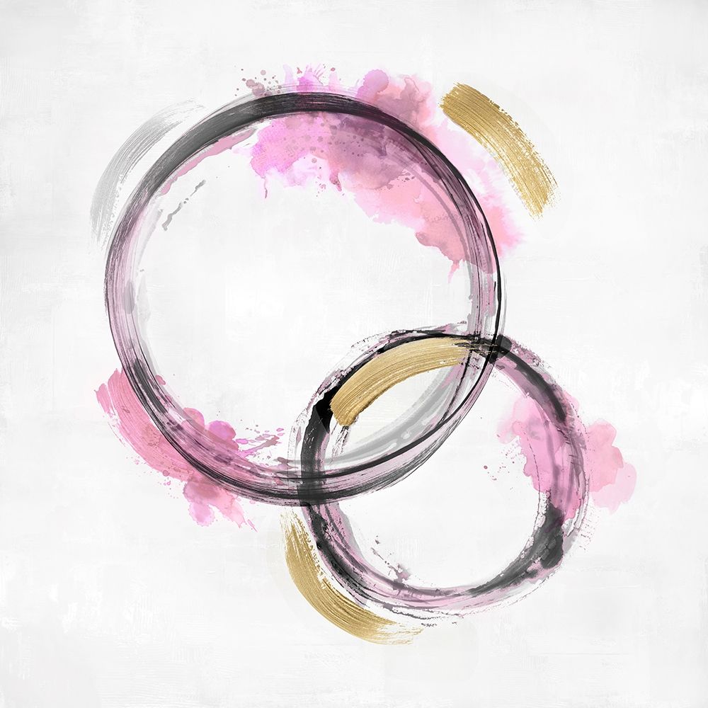 Circle Motion Pink II art print by Natalie Harris for $57.95 CAD