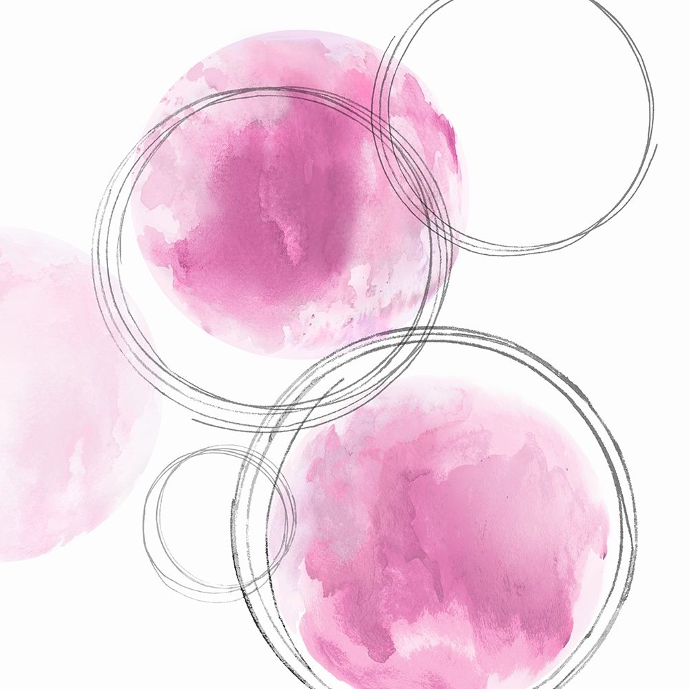 Circular Pink I art print by Natalie Harris for $57.95 CAD