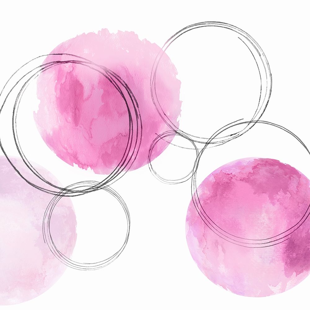 Circular Pink II art print by Natalie Harris for $57.95 CAD