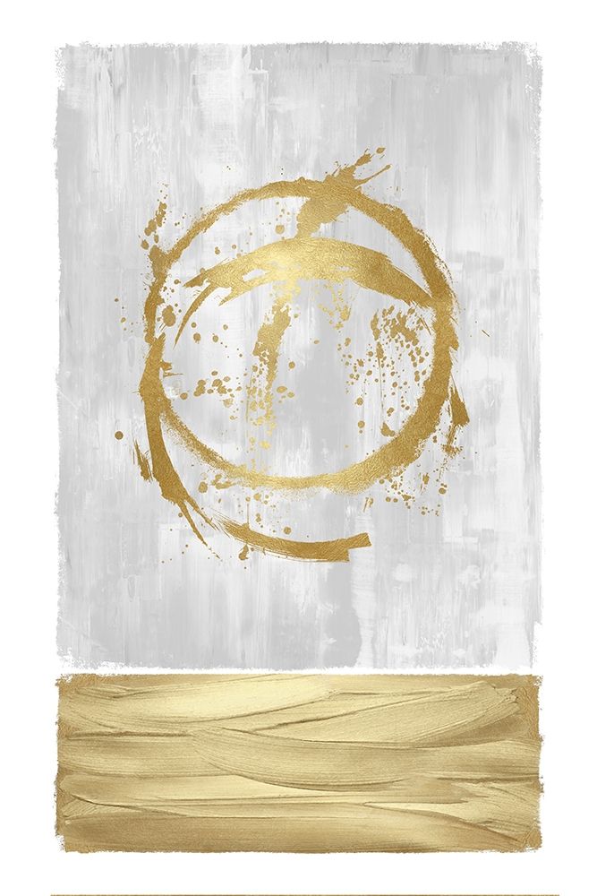 Inward Gold I art print by Natalie Harris for $57.95 CAD