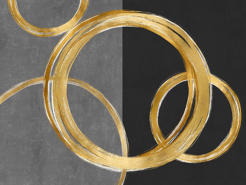 Unity Gold on Black II art print by Natalie Harris for $57.95 CAD
