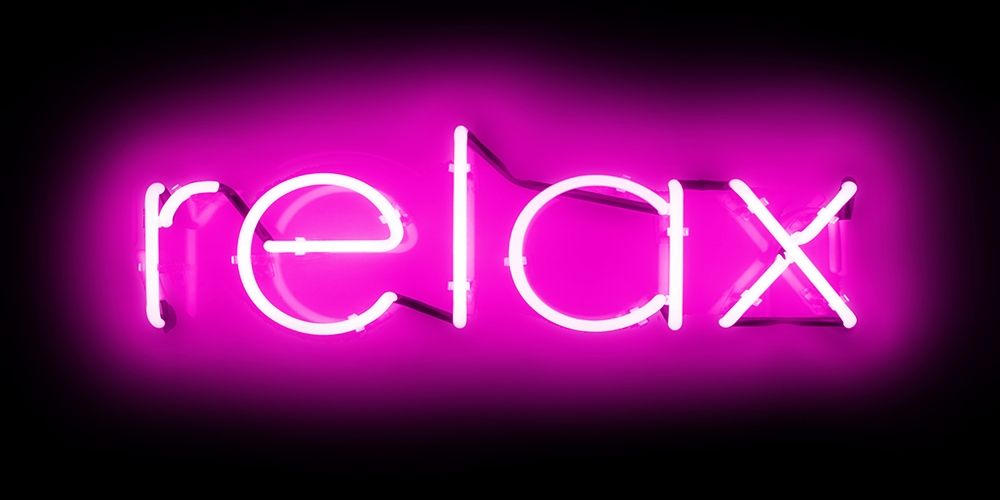 Neon Relax PB art print by Hailey Carr for $57.95 CAD
