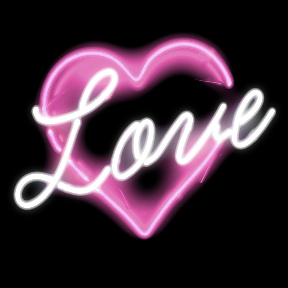 Neon Love PB art print by Hailey Carr for $57.95 CAD