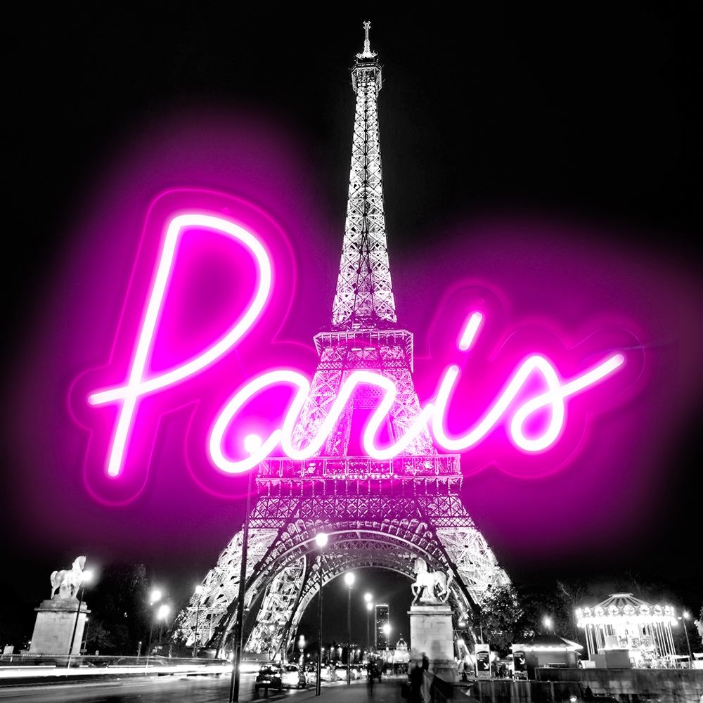 Neon Paris PB art print by Hailey Carr for $57.95 CAD
