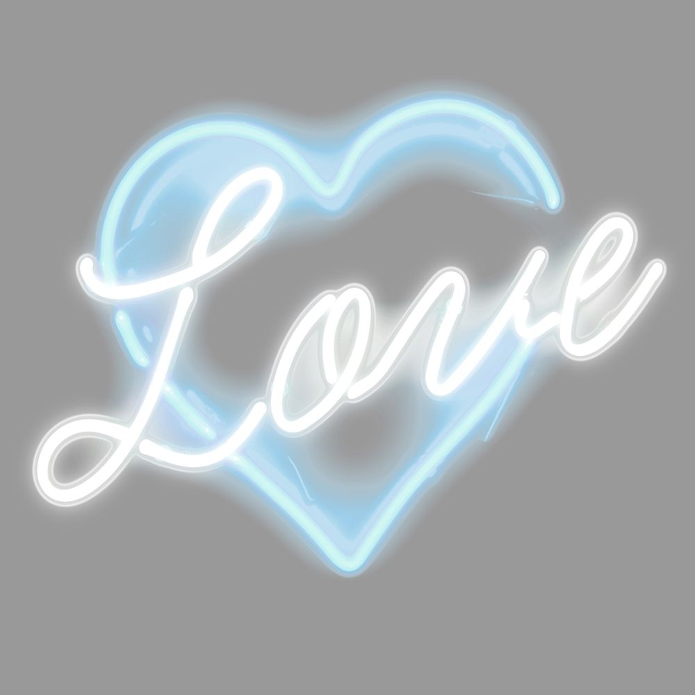 Neon Love AW art print by Hailey Carr for $57.95 CAD