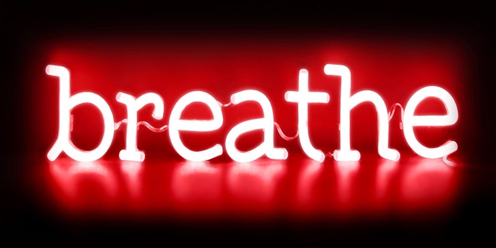 Neon Breathe RB art print by Hailey Carr for $57.95 CAD