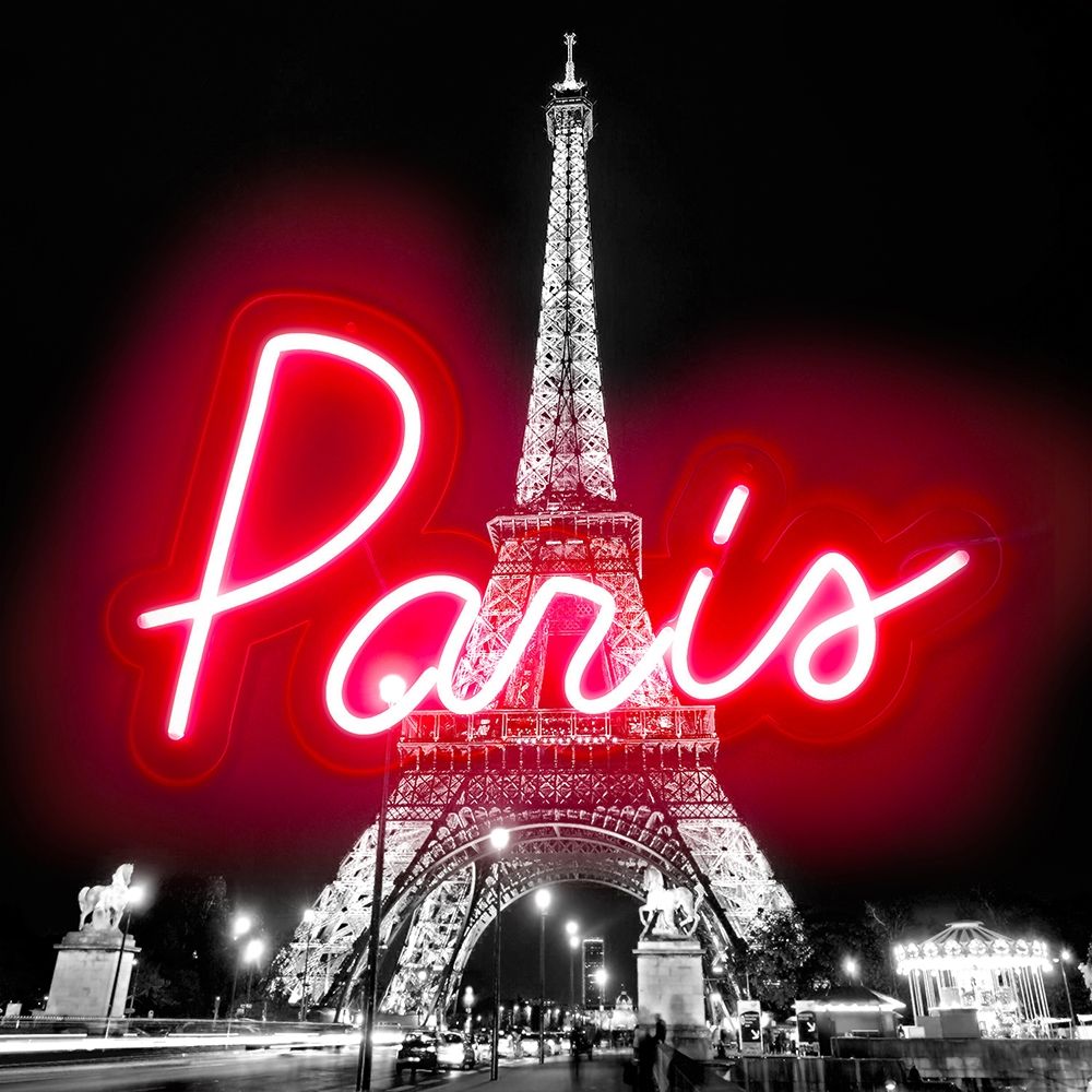 Neon Paris RB art print by Hailey Carr for $57.95 CAD