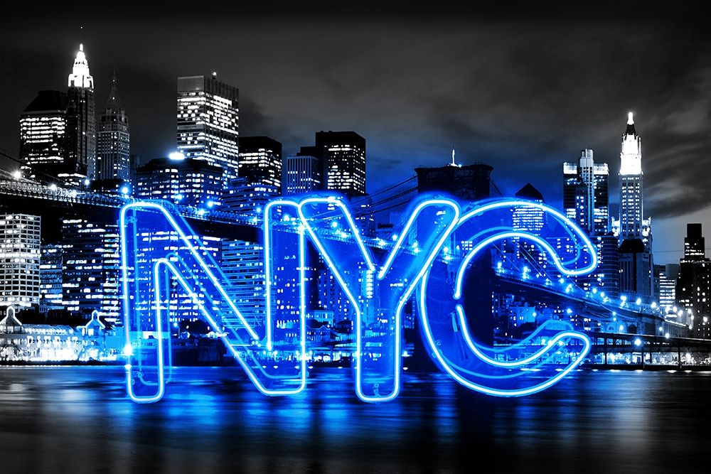 Neon New York City BB art print by Hailey Carr for $57.95 CAD