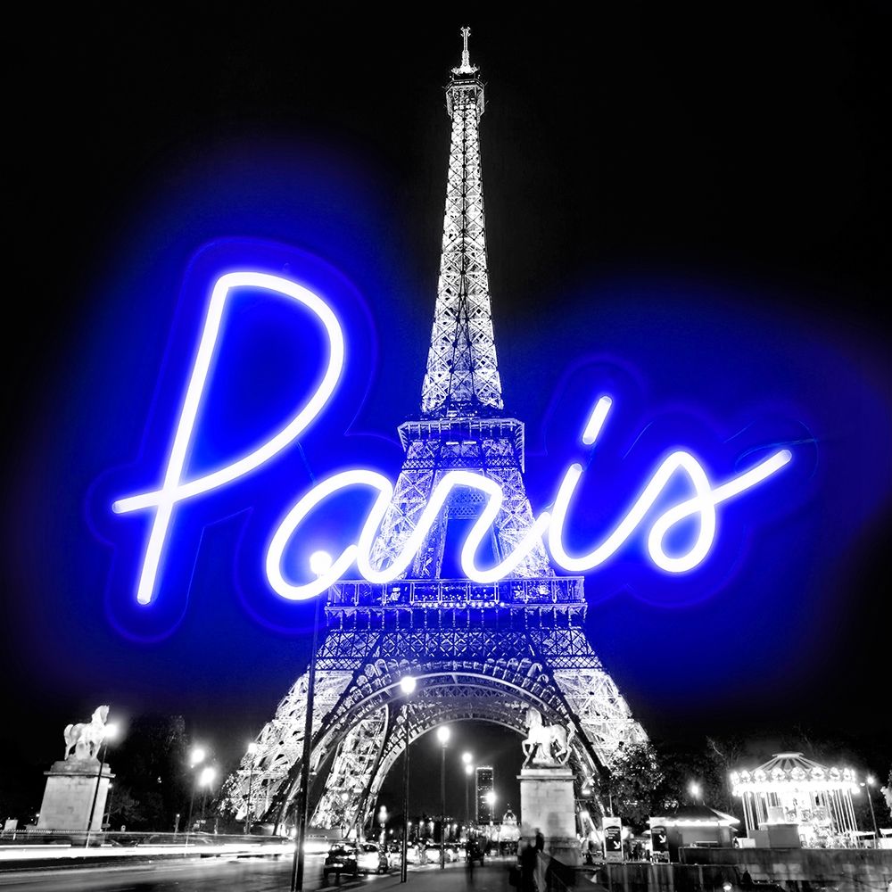 Neon Paris BB art print by Hailey Carr for $57.95 CAD