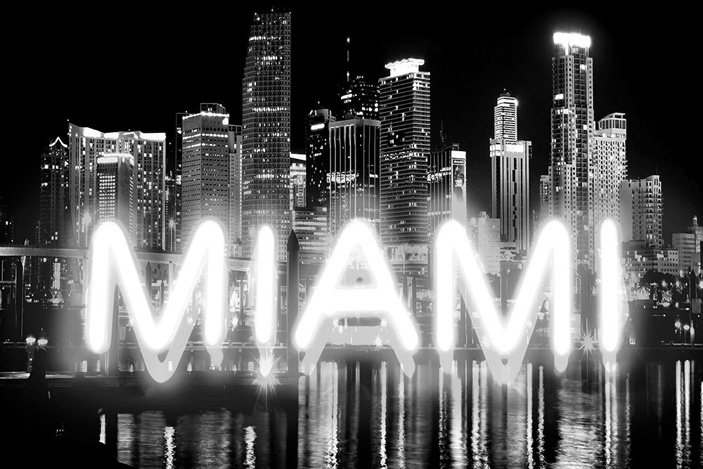 Neon Miami WB art print by Hailey Carr for $57.95 CAD